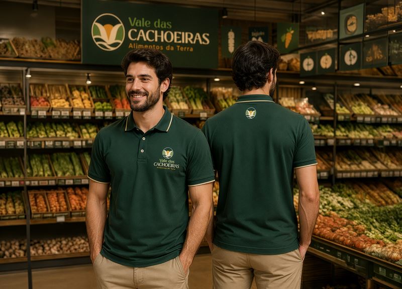 Mockup de Uniformes Oficiais Vale das Cachoeiras