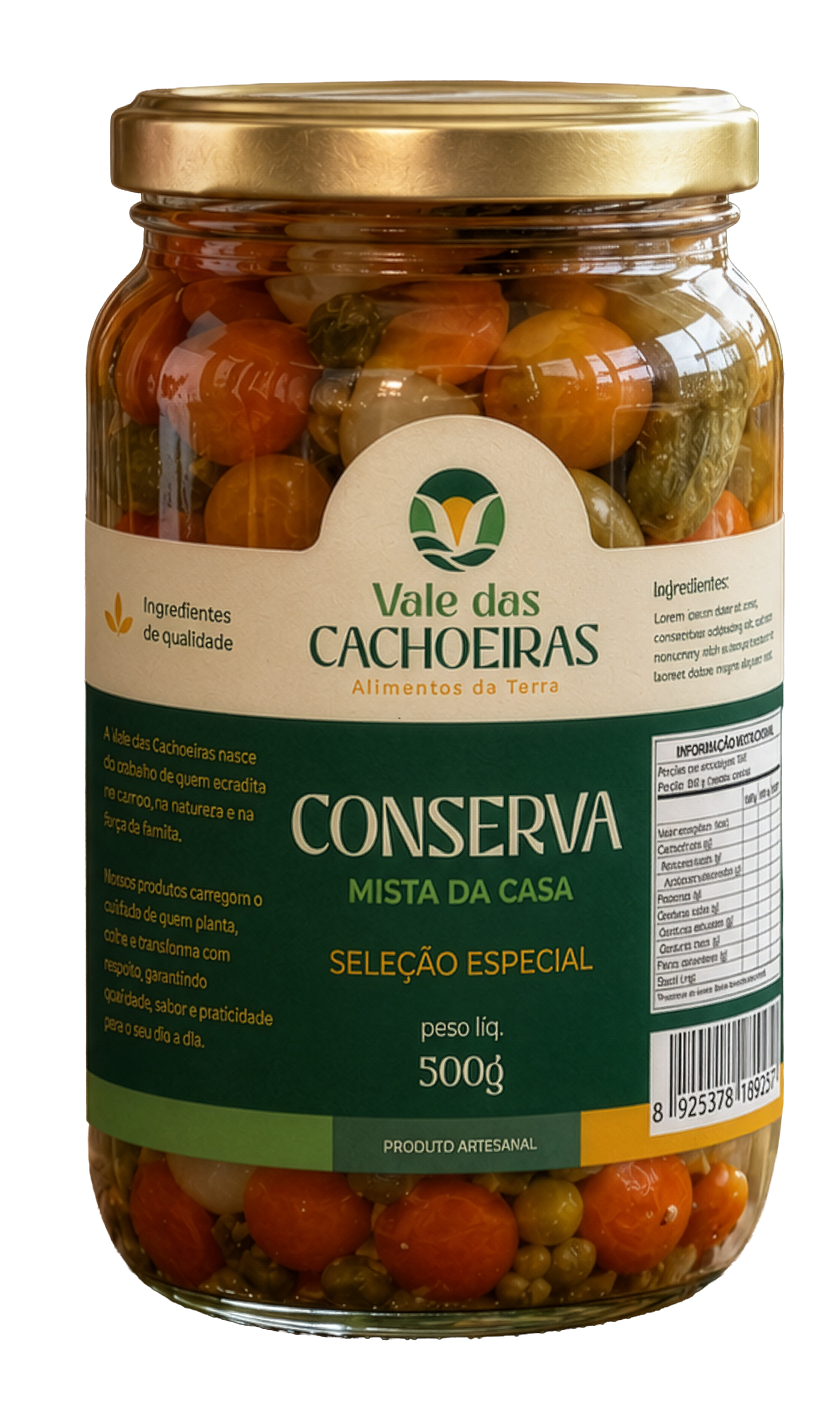 Pote de Conservas Vale das Cachoeiras